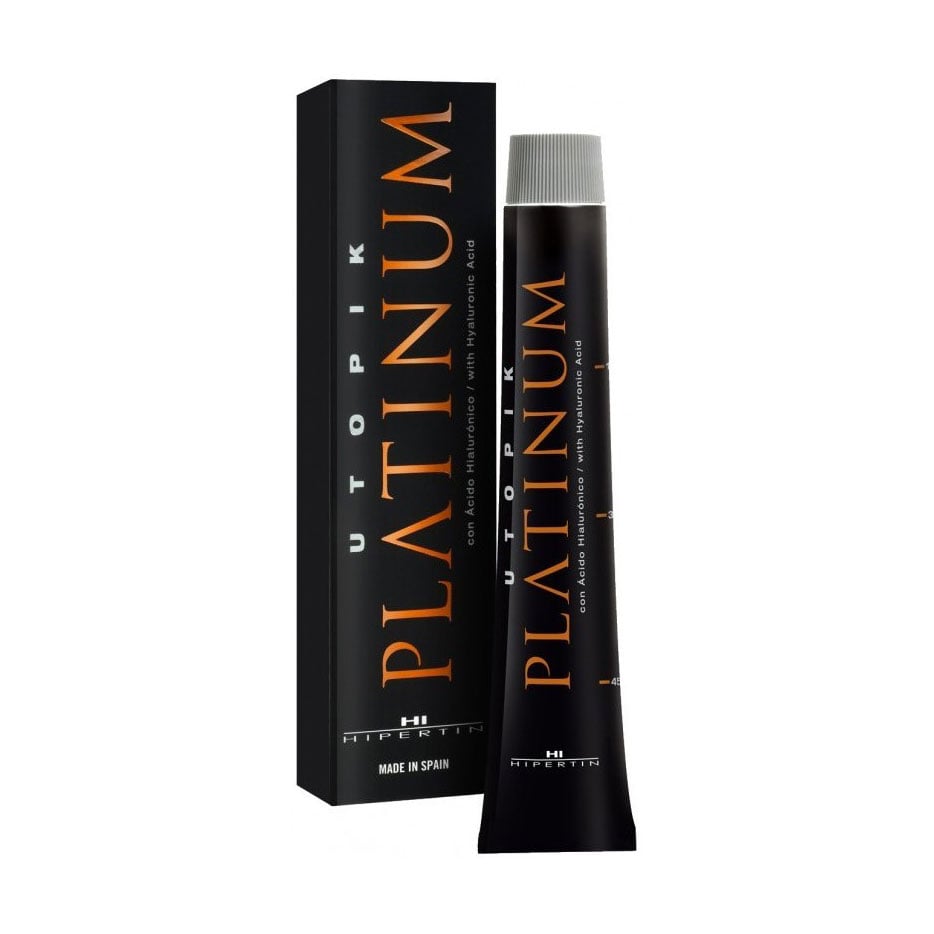 Перманентна фарба для волосся Hipertin Utopik Platinum з гіалуроновою кислотою, 5.73 Gold Sandy Light Chestnut, 60 мл